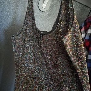 Womens glam body con glitter dress, plus size